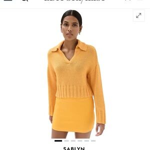 Sablyn Women's V-Neck Sweater - Orange